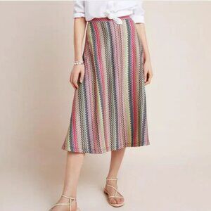 Anthropologie Maeve Arely Knit Midi Skirt Size Small